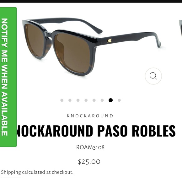 Knockaround tortoise shell sunglasses - Picture 5 of 5